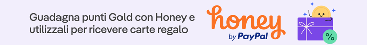 Guadagna punti Gold con Honey e utilizzali per ricevere carte regalo